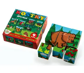 TEDDYS Bildwürfel Meine ersten Waldtiere / 9 Würfel