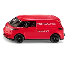 Siku Blister - VW ID. Buzz Cargo Porsche Renndienst rot / Automodell / Metall und Kunststoff / ab 3 Jahren