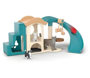 Schleich Spielset WORLD 42764 Katzenspielplatz / ab 3 Jahren