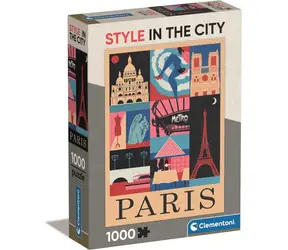 Clementoni Puzzle Style in the City: Paris / 1000 Teile / ab 14 Jahren