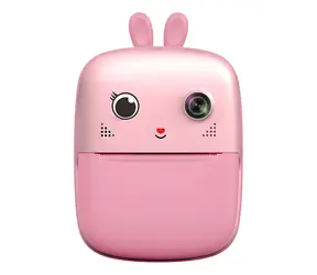 Hurtel Mini-Drucker für Kinder mit Kamera, pink / Kinderdrucker / Thermodrucker