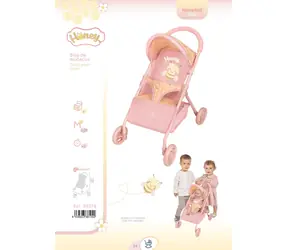DeCuevas 90570 Honey 2026 / Puppenwagen / Sport / 55 cm / ab 3 Jahren
