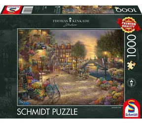 Schmidt Puzzle Amsterdam / 1000 Teile / 69,3 × 49,3 cm