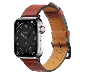 Hurtel Lederarmband für Apple Watch 38/40/41 mm, rot / Armband / Leder