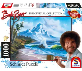 Schmidt Puzzle Bob Ross: Berg am Meer / 1000 Teile