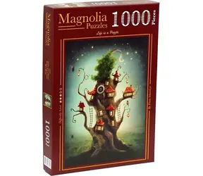 MAGNOLIA Puzzle Magisches Baumhaus / 1000 Teile / 48 x 68 cm