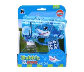 Seifenblasen-Delfin 16 cm / Seifenblasenspielzeug / Kunststoff / 3x AA (nicht enthalten)