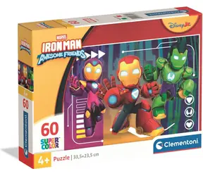 Clementoni Puzzle Iron Man und seine tollen Freunde / 60 Teile / ab 4 Jahren