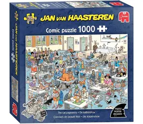 JUMBO-Puzzle JvH Katzenausstellung / 1000 Teile / ab 15 Jahren