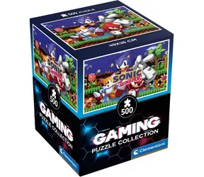 Clementoni Puzzle-Spielesammlung: Sonic / 500 Teile / ab 14 Jahren