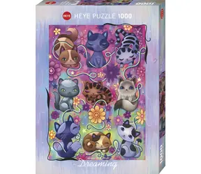 HEYE Puzzle Dreaming: Kätzchen / 1000 Teile / 50 x 70 cm