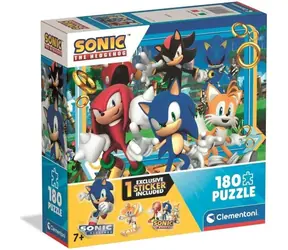 Clementoni Puzzle Sonic the Hedgehog: Gruppe / 180 Teile / ab 7 Jahren