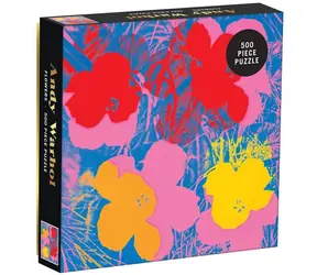 Galison Quadratisches Puzzle Blumen / 500 Teile / 51 × 51 cm