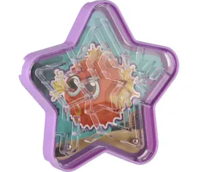 TEDDIES Kugellabyrinth Stern / Puzzle / 9x9 cm