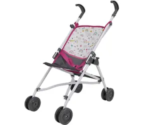 Golf-Puppenwagen Rainbow / bis 41 cm / faltbar / Schieberhöhe 54 cm / ab 3 Jahren