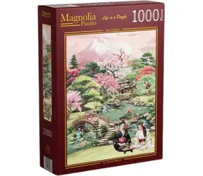 MAGNOLIA Puzzle Teegarten / 1000 Teile / 48 x 68 cm