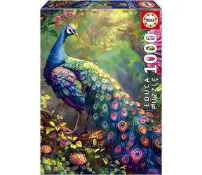 Educa Puzzle Pfauengarten / 1000 Teile