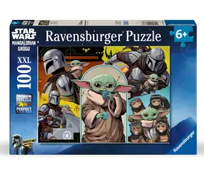 Ravensburger Puzzle Star Wars: The Mandalorian und Grogu XXL / 100 Teile / ab 6 Jahren