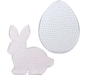 PLAYBOX Bügelperlen-Pads für Ostern / Pad / 2 Stück / Perlen 5 mm