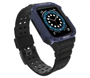 Hurtel Schutzhülle für Apple Watch 38/40/41 mm, schwarz, blau