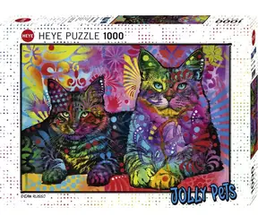 HEYE Puzzle Jolly Pets: Für Katzen / 1000 Teile / 70 x 50 cm