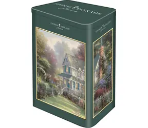 Schmidt Puzzle Viktorianischer Garten II in einer Blechdose / 500 Teile / 48,1 × 34,1 cm