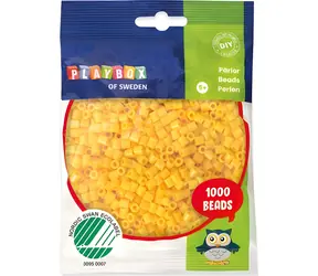 PLAYBOX Aufbügelperlen gelb (2456538) / 1000 Stück.