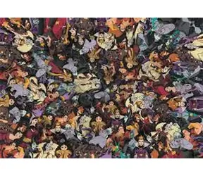 Clementoni Puzzle Impossible: Disney Bösewichte / 1000 Teile / ab 14 Jahren