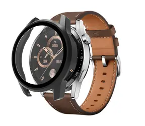 Hurtel Schutzglas für Huawei Watch GT3 42 mm, schwarz / Schutzglas / Huawei Watch GT3 / 42 mm