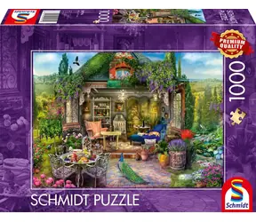 Schmidt Puzzle Garten inmitten der Weinberge / 1000 Teile / 69,3 x 49,3 cm
