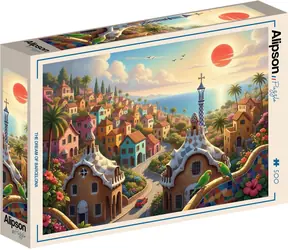 ALIPSON Puzzle Traum von Barcelona / 500 Teile