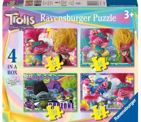 Ravensburger Puzzle Trolls 4in1 / 12+16+20+24 Teile