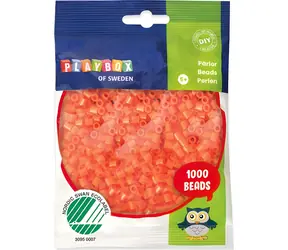 PLAYBOX Aufbügelperlen orange / 1000 Stück