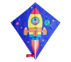 TEDDIES Fliegende Drachen-Weltraumrakete / Fliegender Drache / 70x60 cm