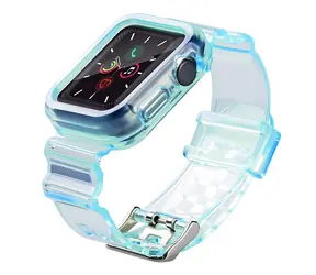 Hurtel Silikonarmband blau / Armband / Apple Watch 42/44/45/49 mm