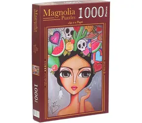 MAGNOLIA Puzzle Frida / 1000 Teile / 48 x 68 cm