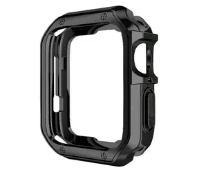 Hurtel Weiche und Strong Schutzhülle für Apple Watch Ultra 1/2 49 mm, schwarz / Schutzhülle