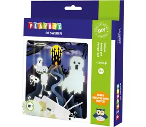 PLAYBOX Leuchtende Bügelperlen Skelette und Geister / 1100 Stück / ab 5 Jahren