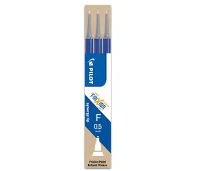 Pilot Frixion Point blau / Rollerball-Mine / 0,25 mm / radierbar / 3 Stück