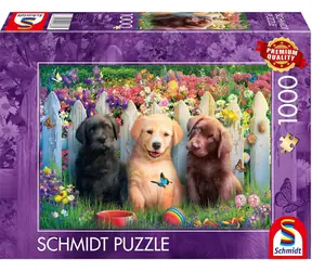 Schmidt Puzzle Niedliche Welpen / 1000 Teile