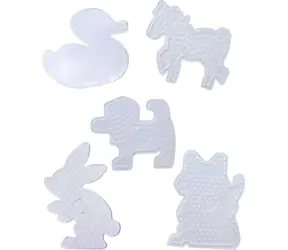 PLAYBOX Pads für Bügelperlen XL Tiere / 5 Stück.