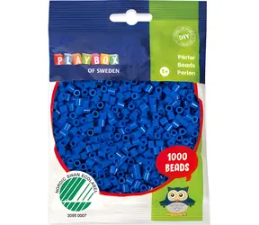 PLAYBOX Aufbügelperlen dunkelblau / 1000 Stück