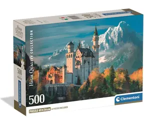 Clementoni Puzzle Schloss Neuschwanstein / 500 Teile / ab 14 Jahren