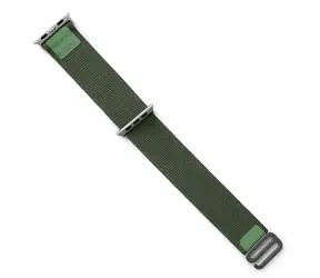 Hurtel Armband für Apple Watch, grün / Armband / 38/40/41 mm / Edelstahlschließe