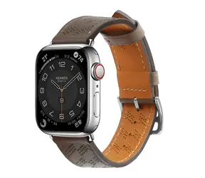 Hurtel Lederarmband für Apple Watch 38/40/41 mm, dunkelbraun / Armband / Apple Watch / 38/40/41 mm / Leder