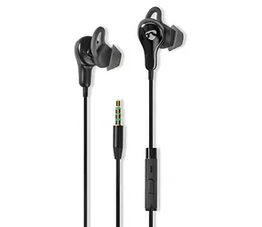 Nedis Kabelgebundener Kopfhörer Schwarz / Kopfhörer / 3,5 mm / Kabellänge 1,2 m / Eingebautes Mikrofon / Lautstärkeregelung