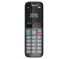 Gigaset COMFORT 600 SIM grau / Mobiltelefon / 2,4"-Display / Bluetooth / 500 Kontakte