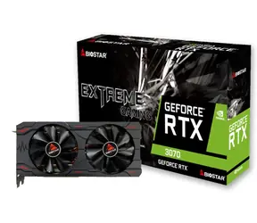 Biostar GeForce RTX 3070 8GB / Grafikkarte / 1550 MHz / 8 GB GDDR6 / 256-Bit / 1x HDMI + 3x DP