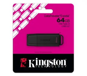 Kingston DataTraveler Exodia Gen2 64 GB schwarz / USB-Stick / USB 3.2 Gen 1 / USB-A