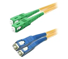 Xtendlan optisches Patchkabel SC/ APC-SC / Optisches Patchkabel / 9/125 SM Duplex / G.652D / LS0H / 0,5 m